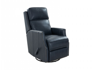(image for) Barcalounger - Swivel Glider Recliner Aniston - Barone Navy Blue